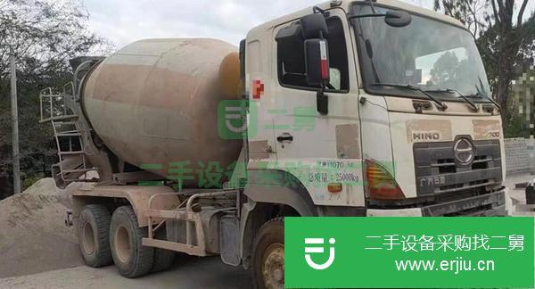 廣西出售二手日野攪拌車大10方