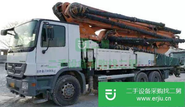 北京出售二手奔馳49米叉腿三橋六節臂泵車