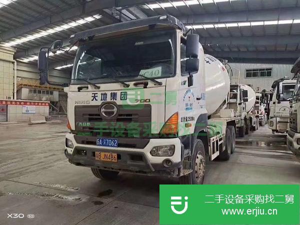 河南出售二手日野國三攪拌車