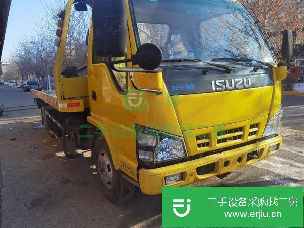 黑龍江出售二手12年五十鈴600P清障車