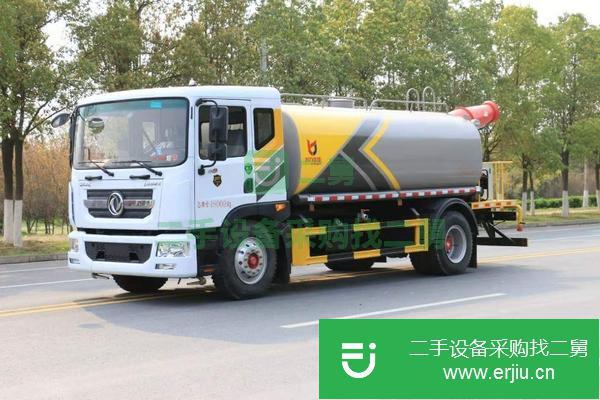 湖北出售二手15方工地專用灑水車