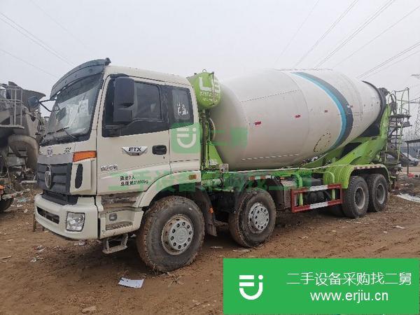 江蘇出售二手歐曼大20方攪拌車，L9上裝手續(xù)齊全包提檔