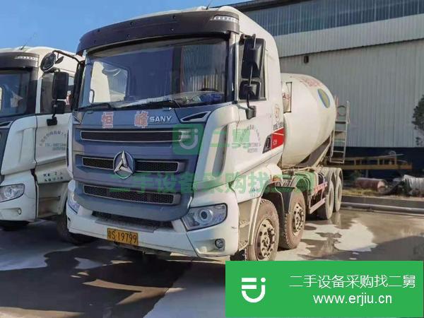 陜西出售二手19年9月輕量化大12方拉14方攪拌車