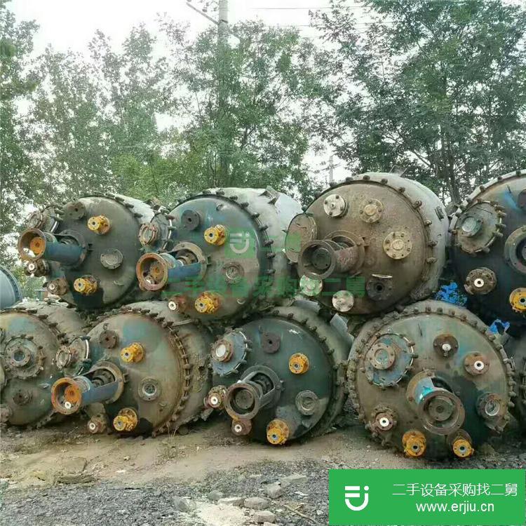 山東出售二手3噸搪瓷反應釜