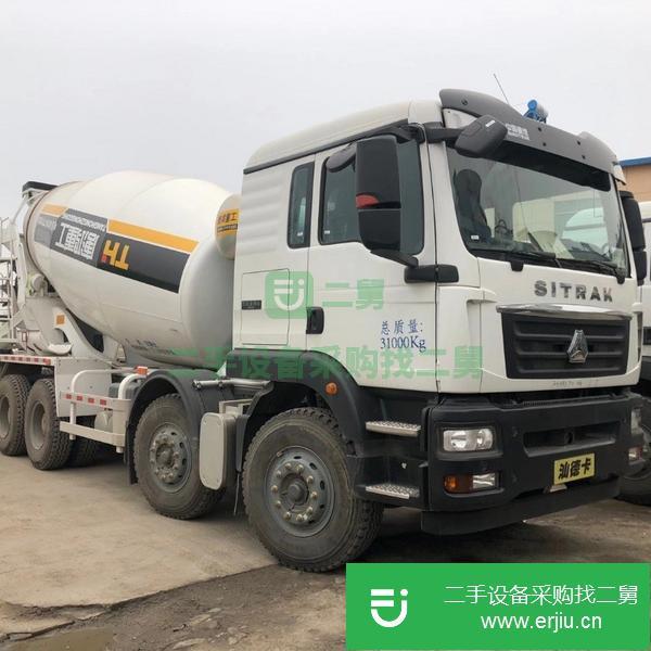 遼寧出售二手汕德卡14方攪拌車 國五輕量化