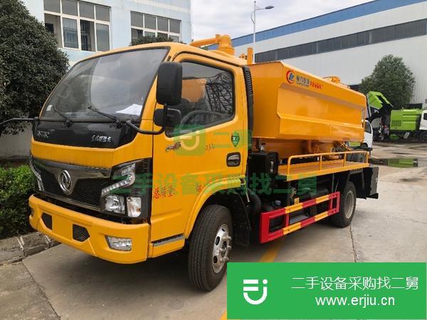湖北出售二手東風福瑞卡6方清洗吸污車