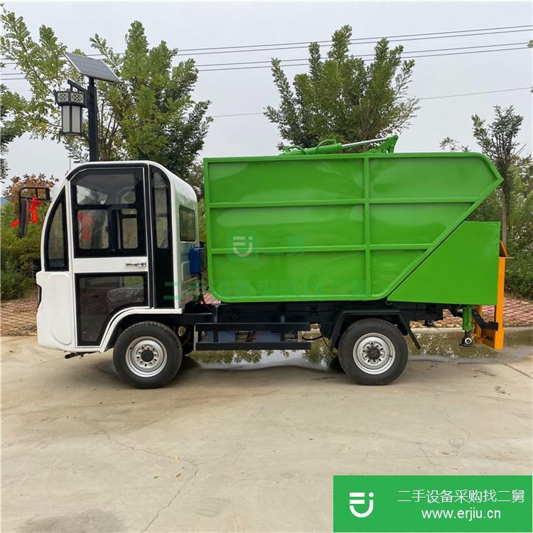 山東出售二手電動自裝卸掛桶垃圾車