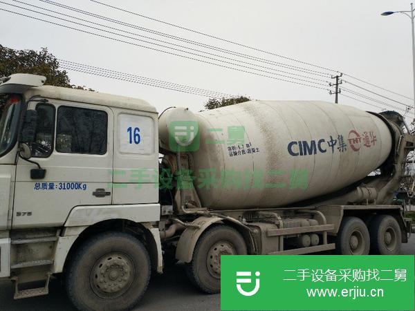 江蘇出售二手德龍大十八方國四攪拌車沒有事故