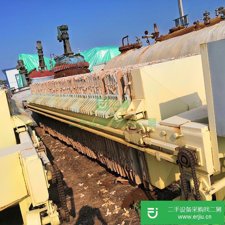 山東出售二手廂式高壓隔膜壓濾機(jī)
