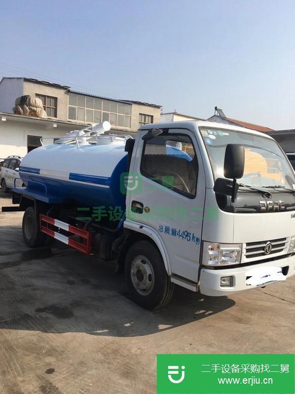 山東出售二手5方藍牌吸糞車