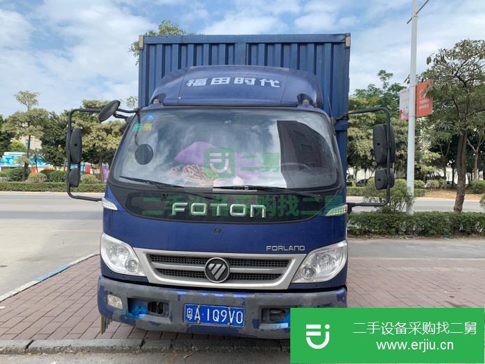 廣東出售二手福田時代110馬力國五箱式貨車車況良好，有過小碰小擦