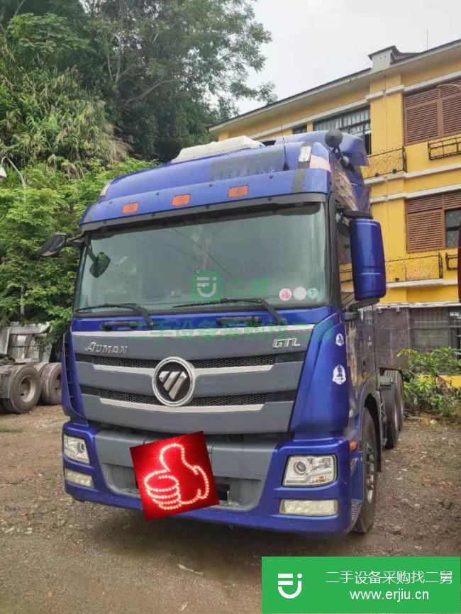 遼寧出售二手福田歐曼430G牽引車