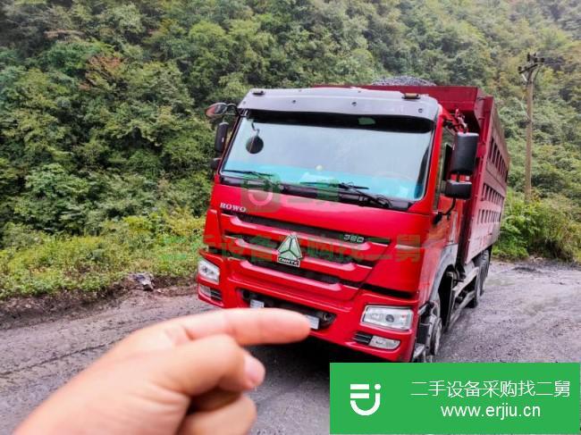 湖北出售二手重汽豪沃重卡后八輪自卸車