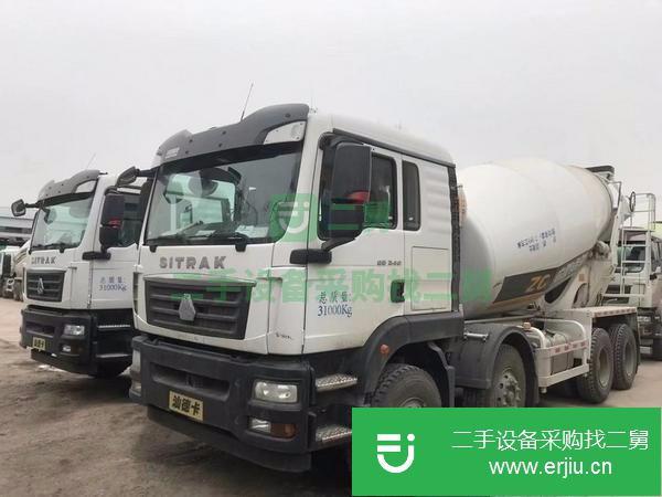 陜西出售二手重汽攪拌車14方國五排放