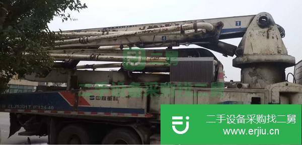 湖南出售二手中聯40米5節臂泵車手續齊全