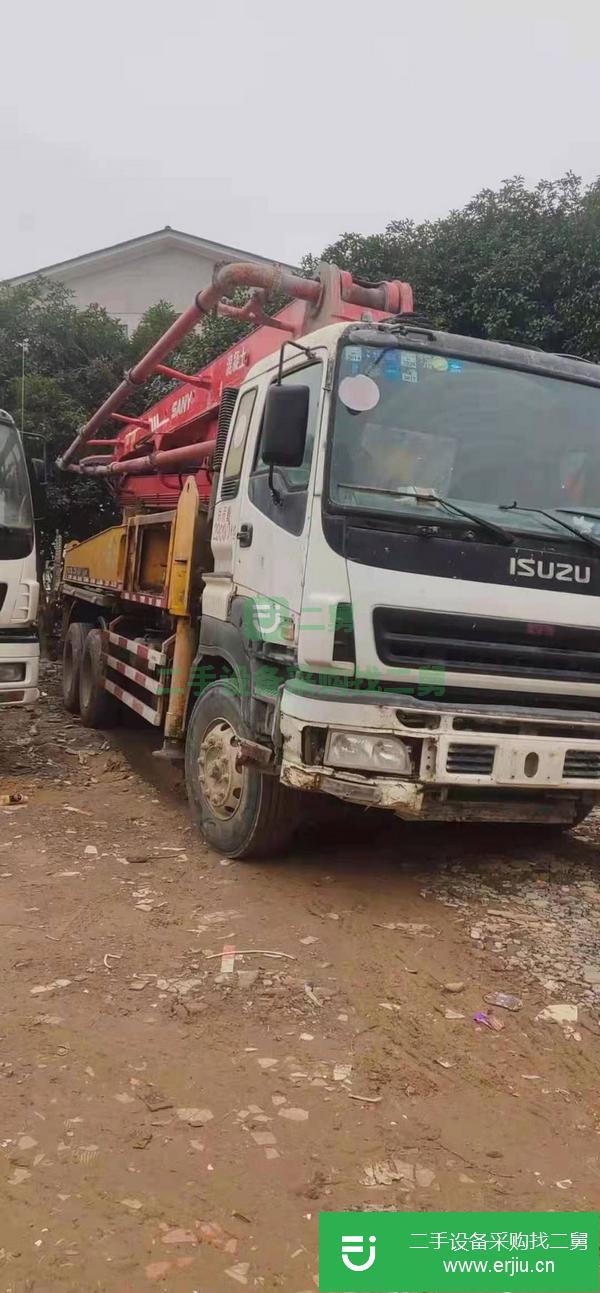 湖南出售二手三一37米泵車手續齊全