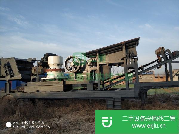 河南出售二手移動破碎機
