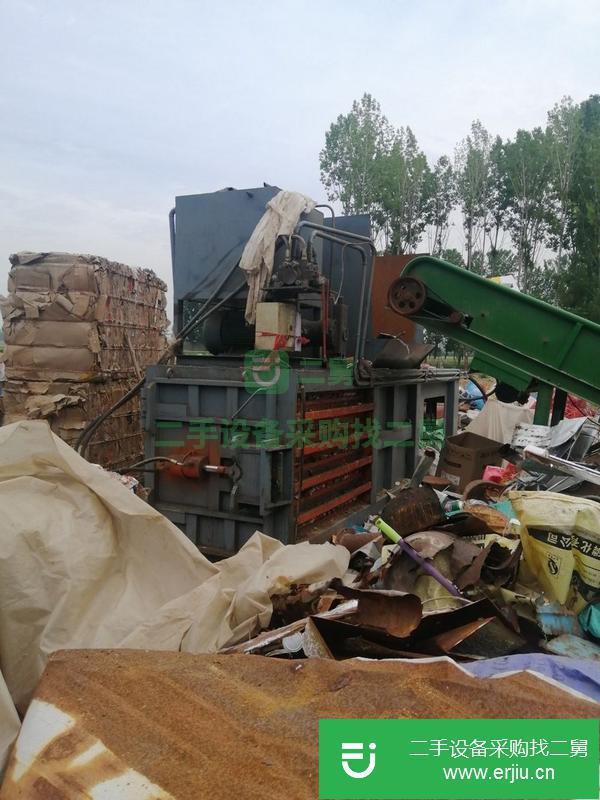 廣東出售二手廢紙塑料瓶打包機