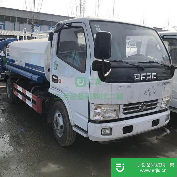 山東出售二手東方單橋灑水車5立方
