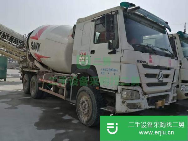 廣西出售二手豪沃大12方攪拌車國四