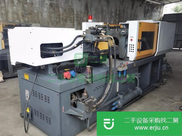 浙江出售二手海涌130噸注塑機注射容量250克接水電可以直接生產