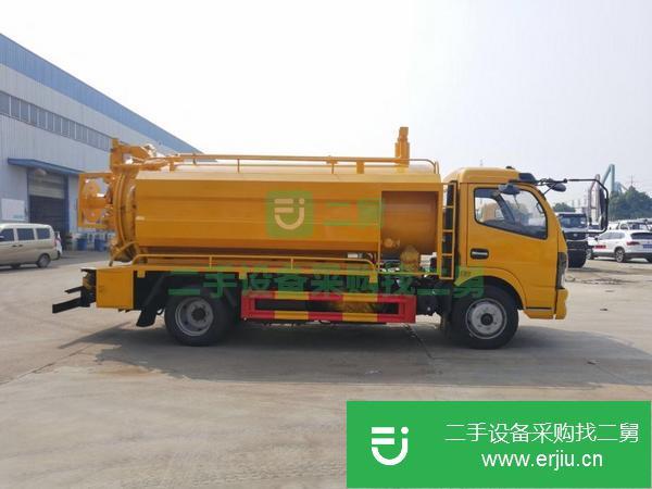 湖北出售二手東風10方清洗吸污車