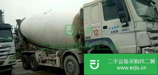 河南出售二手豪沃國五20方攪拌車原車油漆車況好