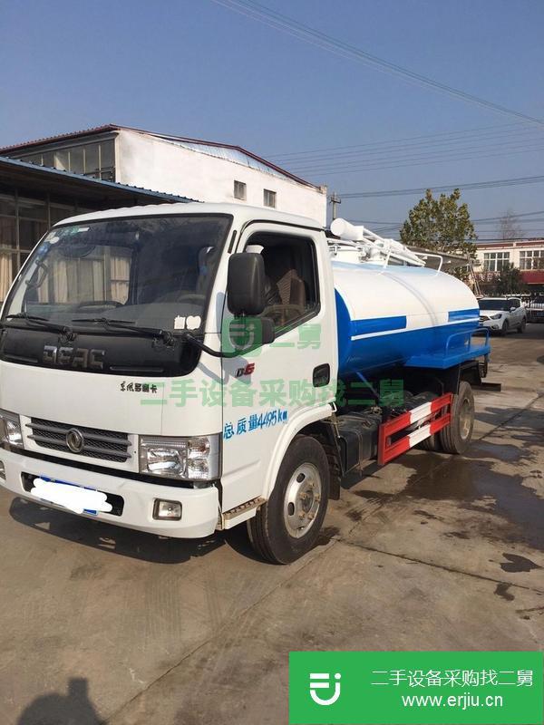 山東出售二手5方藍牌吸糞車