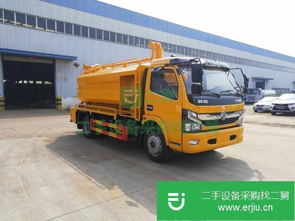 湖北出售二手東風10方清洗吸污車
