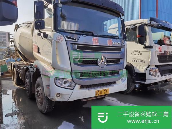 廣東出售二手三一輕量化國五攪拌車14方日野發動機可分期