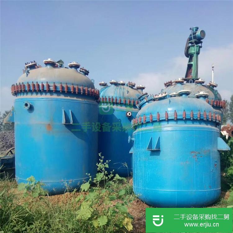 山東出售二手3噸搪瓷反應釜