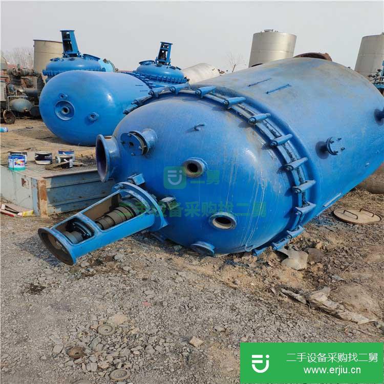 山東出售二手搪瓷反應釜5000L