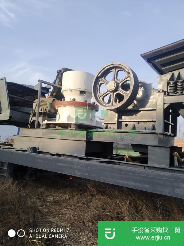 河南出售二手移動破碎機