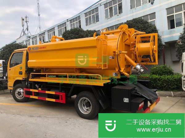 湖北出售二手東風福瑞卡6方清洗吸污車