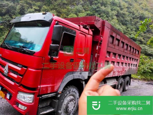 湖北出售二手重汽豪沃重卡后八輪自卸車