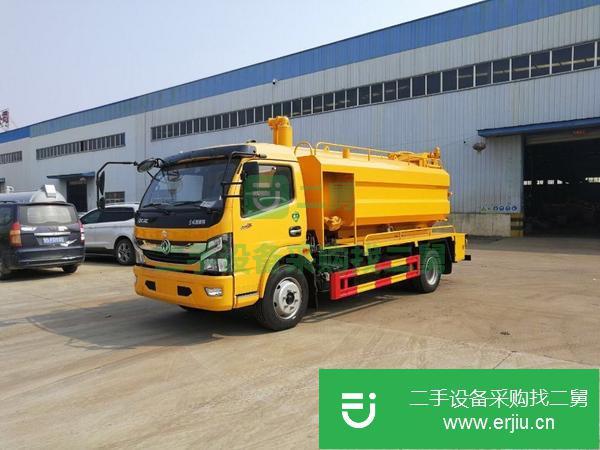 湖北出售二手東風10方清洗吸污車