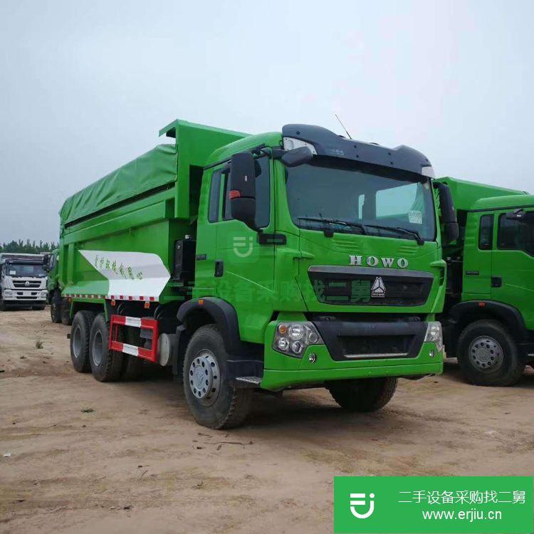 山東出售二手豪沃后八輪自卸車