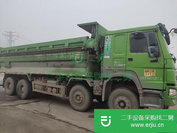 山東出售二手19年國五豪沃7.6米自卸車