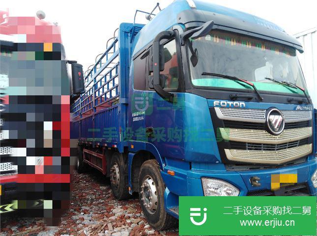 江西出售二手福田歐曼前四后八國五230馬力高欄載貨車