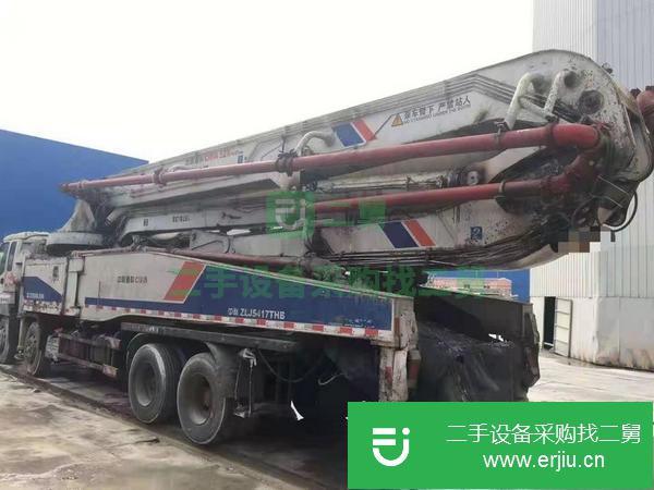 天津出售二手中聯(lián)52米泵車手續(xù)齊全大排量性能嘎嘎的
