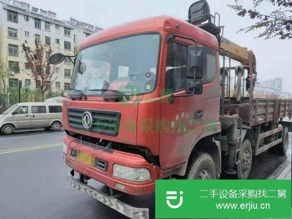 湖北出售二手東風小三軸隨車吊