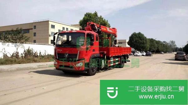 北京出售二手福田國六8噸隨車吊可上京牌