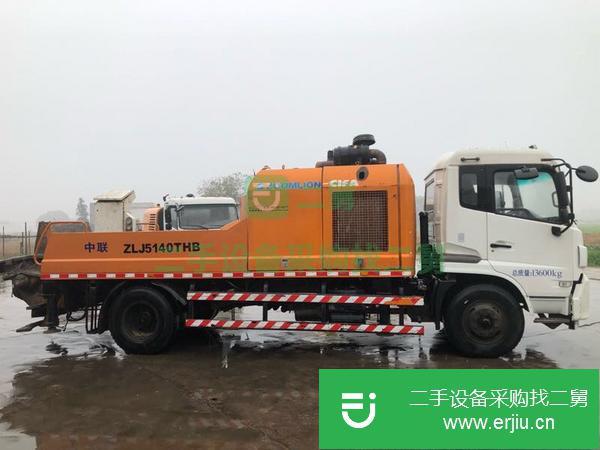 貴州出售二手中聯10022超高壓車載泵車況良好手續齊全包過戶