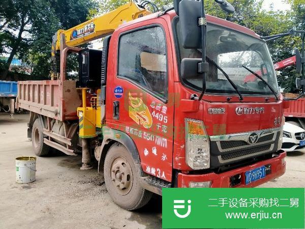 四川出售二手重汽王牌隨車吊貨箱3.6米車況完好