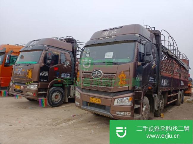 江西出售二手一汽解放J6P/350馬力國五貨車