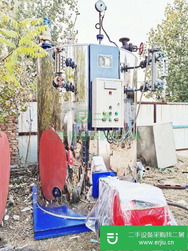 河南出售二手立式1噸低氮30毫克燃氣蒸汽鍋爐