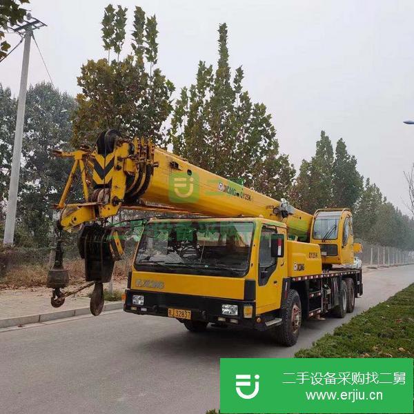 河南出售二手11年徐工25k汽車吊