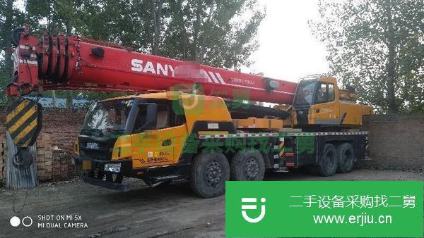 北京出售二手三一50噸國四吊車手續齊全無事故原車漆