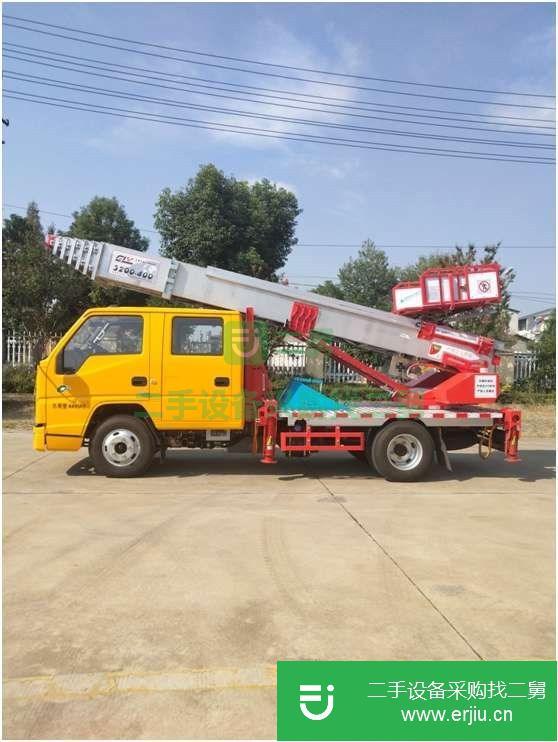 甘肅出售二手江鈴32米高空作業云梯車可以分期付款