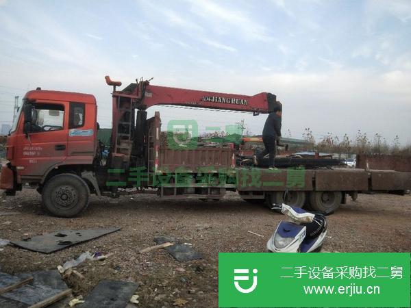 湖北出售二手17年國四東風(fēng)特商后八輪隨車吊